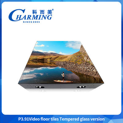 IP65 Perlindungan Lanjutan Melawan Air Dan Kotoran 4k Rgb Full Color Luminous Video Dance Floor P3.91 Led Dance Floor Screen Nightclub