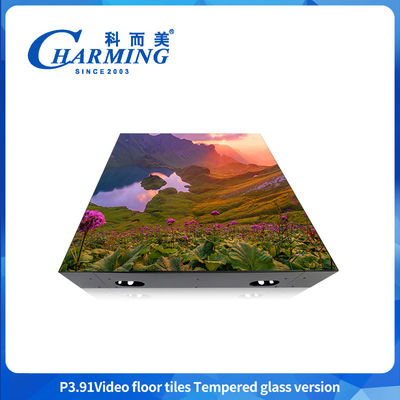 Indoor dan Outdoor 500*500mm Kabinet Panel Modul Board Screen Lain 3840HZ Perlengkapan Iklan Lantai Tarian Led Display