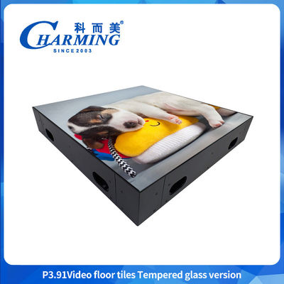 500x500MM GOB P3.91 Led Indoor Dance Floor IP65 Waterproof Led Display HD Video Seksi Untuk Acara