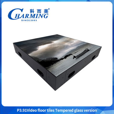 P3.91 Led Floor Panel Led Stage Floor Disco Floor dengan Hard Glass Can Waterproof