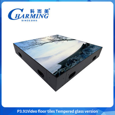 Profesional China Indoor SMD1921 Waterproof 3D Glass Mirror LED Display Dance Floor Digital Signage LED Video Floor Tiles Untuk Acara