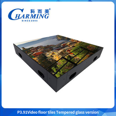 500X500Mm Indoor P3.9 Interactive Stage Dance Floor led video wall Display Video Tiles Screen Untuk Bar Acara Tradeshow