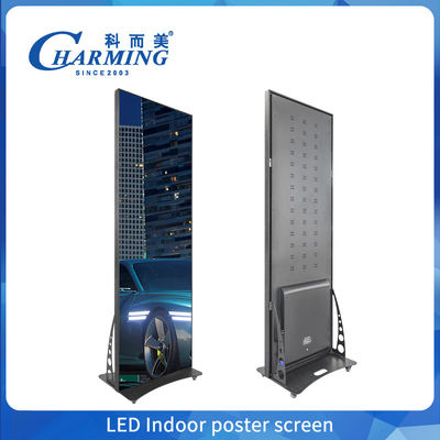 Smart Wifi Stand Mobile Hd P1.86 P2 Digital Advertising LED Poster Display Screen