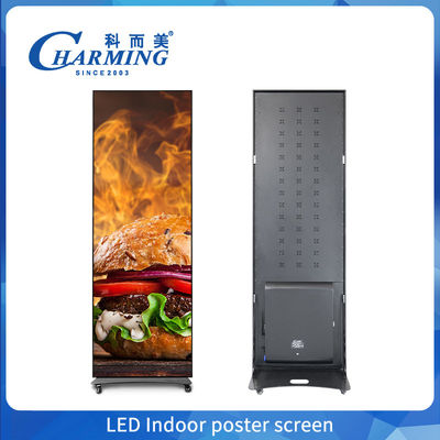 P2.5 P2 P1.86 Poster Pusat Perbelanjaan komersial Indoor LED Poster Video Wall Display