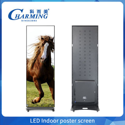Desain baru P1.8 P2 P2.5 LED Video Poster Indoor Exhibition LED Mirror Poster Iklan Layar Tampilan