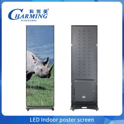Kualitas tinggi Smart Advertising Player Led Screen Poster Display Full Color Indoor Led Display Poster Screen