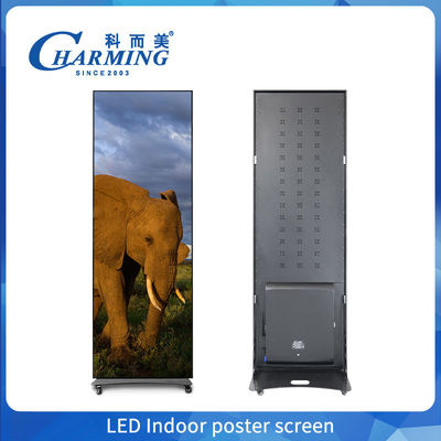 Kualitas tinggi Smart Advertising Player Led Screen Poster Display Full Color Indoor Led Display Poster Screen