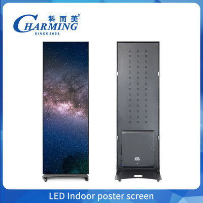 HD LED Indoor Full Color Poster LED Display P1.86 P2 P2.5 P3 Lantai Berdiri Digital Screen Poster Screen