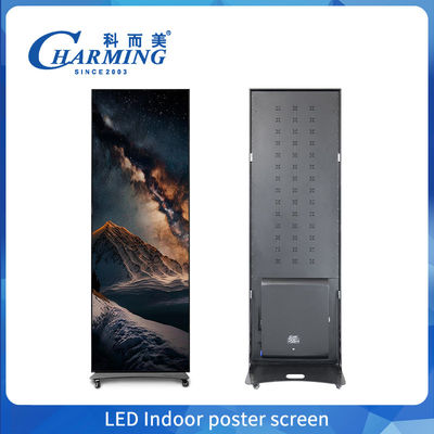 Indoor Welcome LED Light Menu Board 640mm*1920mm kotak pencahayaan persegi panjang dengan bingkai aluminium akrilik dan bahan kaca