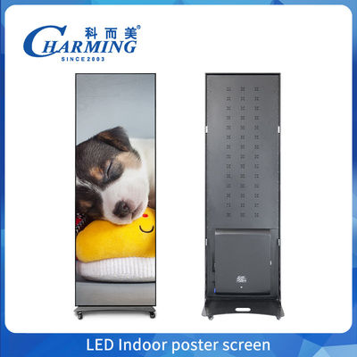 Komersial Portable Shopping mall LED Screen P2.5 Poster digital signage depan Layanan LED display screen