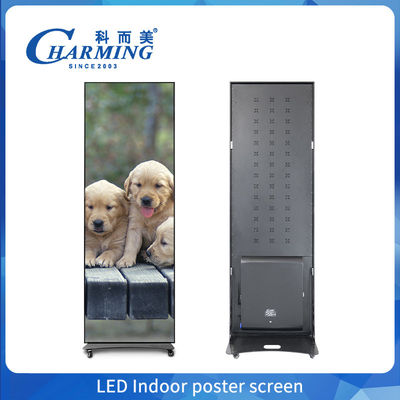 Indoor Welcome LED Light Menu Board 640mm*1920mm kotak pencahayaan persegi panjang dengan bingkai aluminium akrilik dan bahan kaca