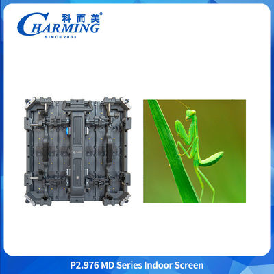 Charmimngled Front Service P2.98 Indoor Led Wall Display Fleksibel Screen Untuk Reklame Sewa