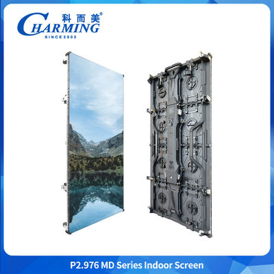 Iklan Layar LED Resolusi Tinggi Curved Creative Display Video Wall P2.9 Indoor Fleksibel Layar LED