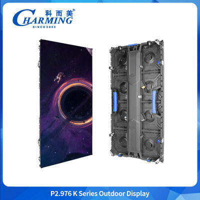Suhu Kerja Kekuatan Tinggi -20°C-60°C P2.976 K RGB Warna Led Sign Board Led Wall Screen Dengan Tingkat Refresh Tinggi