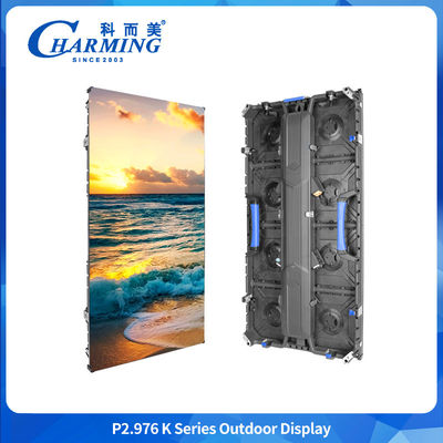Suhu Kerja Kekuatan Tinggi -20°C-60°C P2.976 K RGB Warna Led Sign Board Led Wall Screen Dengan Tingkat Refresh Tinggi