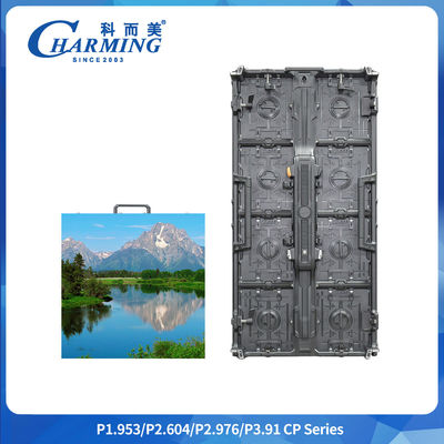 7680Hz Bagian Depan Dan Belakang Pemeliharaan 14-16bit P2.6/2.98/3.91 Reguler Curved Flexible CP Series LED Video Wall Rental Screen Display