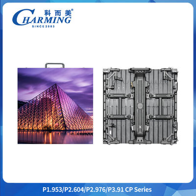 140° sudut pandang Fleksibel P3.91 Waterproof Outdoor Led Advertising Screen Display Dengan 7KG