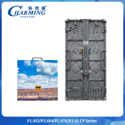 Aluminium Alloy Box P2.6/2.98/3.91 Seri CP Outdoor LED Video Wall Dengan Spring Ball Positioning