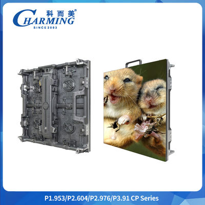 Splicing Seamless P1.9 P2.64 P2.98 Fleksibel Indoor Curved Led Screen Panel P3.91 Dengan Arc Lock And Scale yang Bisa Disesuaikan