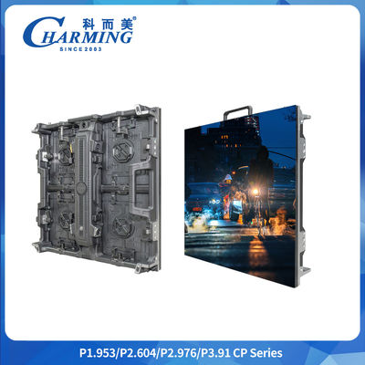 Seamless CP Series P3.91 Arc Adjustment 7kg Cabinet Seam Smd1921 Harga Raksasa Besar Panel Iklan Hd Fleksibel Eksternal Eksternal Led TV Screen