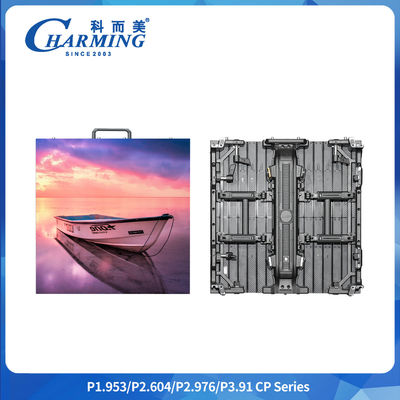 6.6kg 500x500/1000x84mm 1.95 Pitch Gob Keahlian Kecil Curved Regula Screen P2.6-P3.91 Fleksibel Full Color RGB Digital Advertising Indoor Rental Dance Club LED Display
