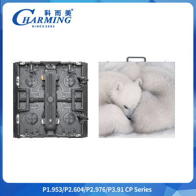 120° Sudut Tampilan Led Aluminium yang melengkung Profil P3.91 Indoor Hd Led Rental Led Display P2.98 Indoor Outdoor Stage Panel Dengan 7680 Hz