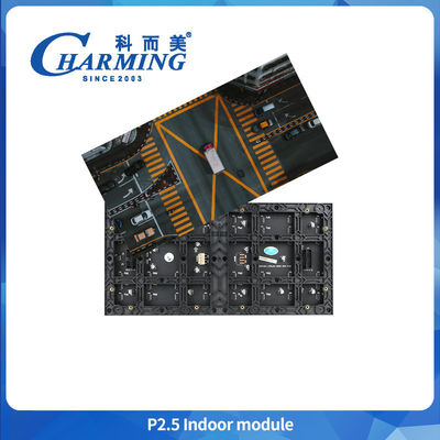 Komersial P2.5 320*160mm Led Indoor Module Fixed Install 16 Bit