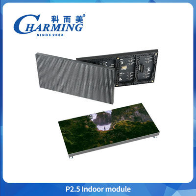 Tampilan Led Tetap Terpasang P2.5 Indoor Tampilan Led Tetap 320mmx160mm Panel Dinding Berwarna