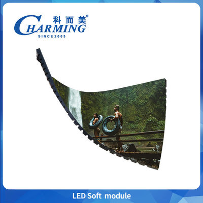 3840-7680Hz Tingkat penyegaran tinggi P2 P2.5 P3 P4 Fleksibel Soft Led Module Pantalla Led For Event