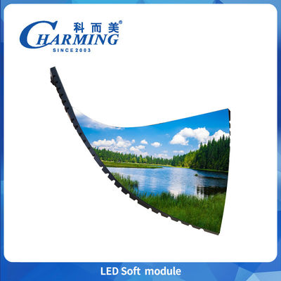 Harga pabrik P4 Led Soft Module Indoor Display Vedio Wall Screen Berat 255g 256*128MM SMD2020 Adveresting Screen
