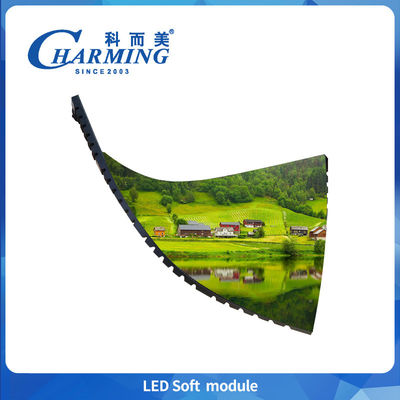 Harga pabrik P4 Led Soft Module Indoor Display Vedio Wall Screen Berat 255g 256*128MM SMD2020 Adveresting Screen