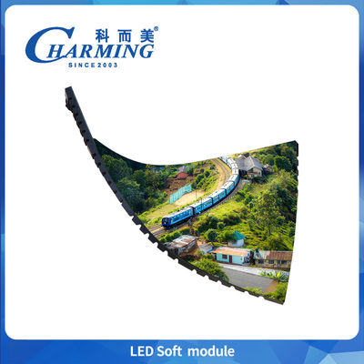 Cerah Dan Berwarna Indoor 2.5mm Led Soft Module P2.5 Fleksibel Led Digital Screen Untuk Desain Klub Malam