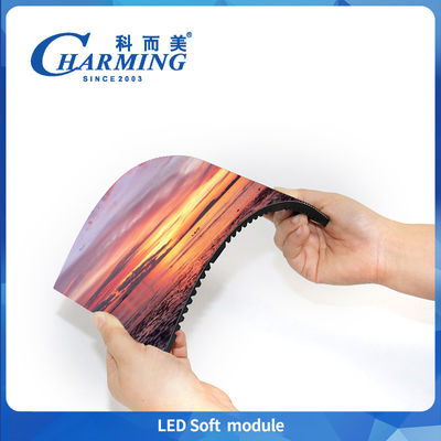 Fleksibel LED Display Screen Soft LED Module Curved LED Iklan Tampilan Untuk Indoor P1.86 P2 P2.5 P3
