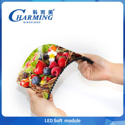 Creative Front Maintenance Fleksibel HD Soft Led Module P1.86 P2 P2.5 P3 Lipat Iklan Lingkaran Tampilan Semi Circle Led Screen