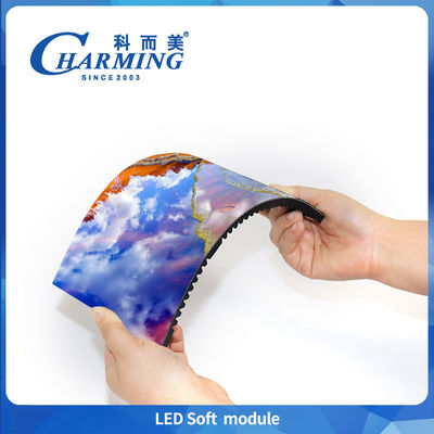 Creative Front Maintenance Fleksibel HD Soft Led Module P1.86 P2 P2.5 P3 Lipat Iklan Lingkaran Tampilan Semi Circle Led Screen