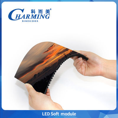 Custom Front Maintenance Magnetic Flexible Soft Led Module Panel P1.86 P2 P2.5 HD Cylinder Led Screen Untuk Tampilan Kreatif