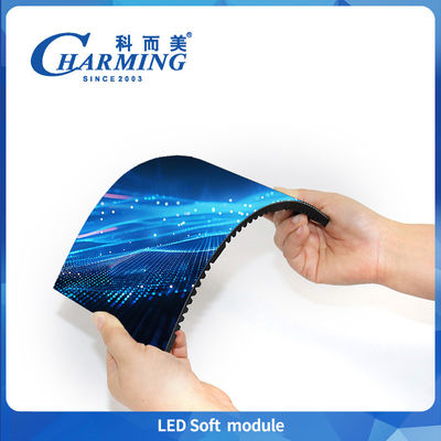 Indoor Led Soft Module RGB P3 P3.076 P4 High Contrast Seamless Splicing Untuk Layar Spiral