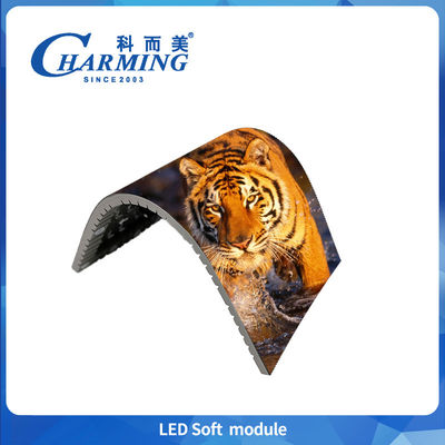 Indoor Led Soft Module RGB P3 P3.076 P4 High Contrast Seamless Splicing Untuk Layar Spiral