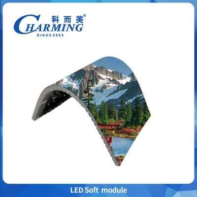 320x160 Indoor Led Soft Module P2 P2.5 P3.076 7680 High Refresh Rate Module Display Untuk Bentuk Seni