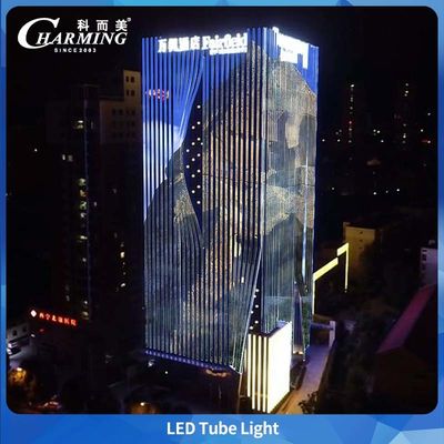 Lampu Tabung LED RGBW Daya Rendah U30 Kontrol DMX untuk Proyek Pencahayaan Luar Ruangan