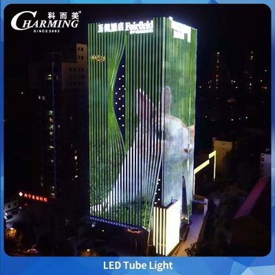 Tahan Air IP65 Penutup PC Anti UV Lampu Tabung LED DC24V Kontrol SpI