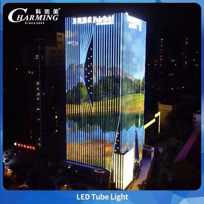 LED U40 Tube Light Dengan BIS Dan LAN SASO Hidden Line Design Untuk Bangunan Luar Ruang