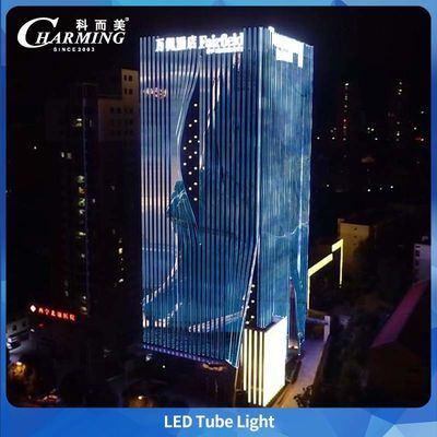 Lampu Tabung PC Paduan Aluminium + PC Untuk Proyek Pencahayaan Kepala Pintu Bangunan Luar Ruangan Dan Jembatan