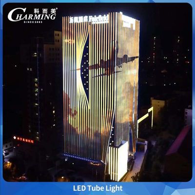 Produk Penjualan Panas 2025 LAMPU LED-U20 1000*20MM IP65 RDM Untuk Dekorasi Bangunan Luar Ruangan dinding eksterior