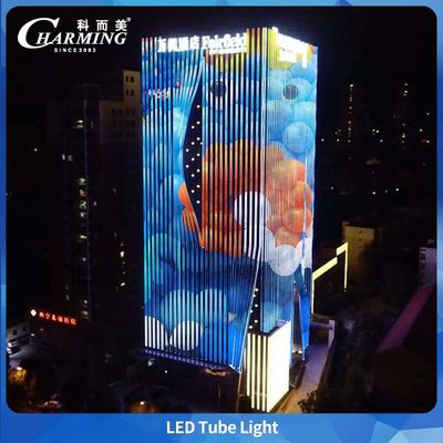 IP65 Rating Outdoor SPI 500/1000MM LED Tube dengan Anti UV-PC Cover untuk Cahaya Jelas dan Cerah Iklan