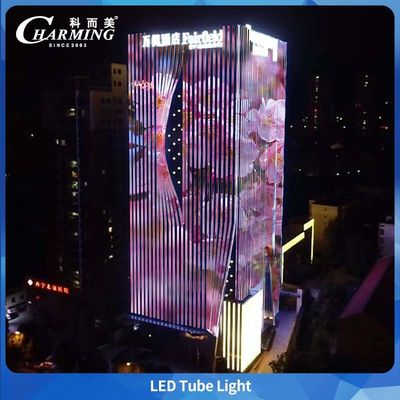 Lampu Tabung LED RGB Hemat Energi IP65 untuk Luar Ruangan untuk Dekorasi Bangunan dengan Penutup UV-PC