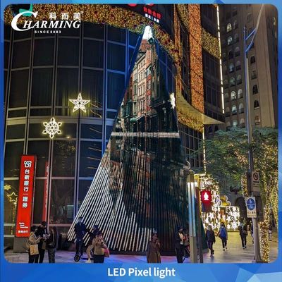 Lampu Pixel LED RGB Pixel Diameter 30mm IP66 RGB LED Pixel Light Dekorasi Pencahayaan Dalam Ruangan Luar Ruangan Bangunan Jembatan