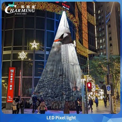 Lampu Pixel LED 43A SMD3535 IP66 Mudah Digunakan Dekorasi Dinding Eksterior Penggunaan Luar Ruangan