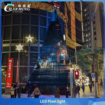 30mm Rgb Dc24v Dot Pixel Outdoor Led Point Dmx Pixel Led Dot Light untuk Bangunan Fasad