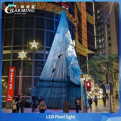 2025 Produk Populer Pixel Light SMD3535 Dengan PC Shell + Transparent Surface Shell Untuk Bangunan Seperti Cahaya Pohon Natal